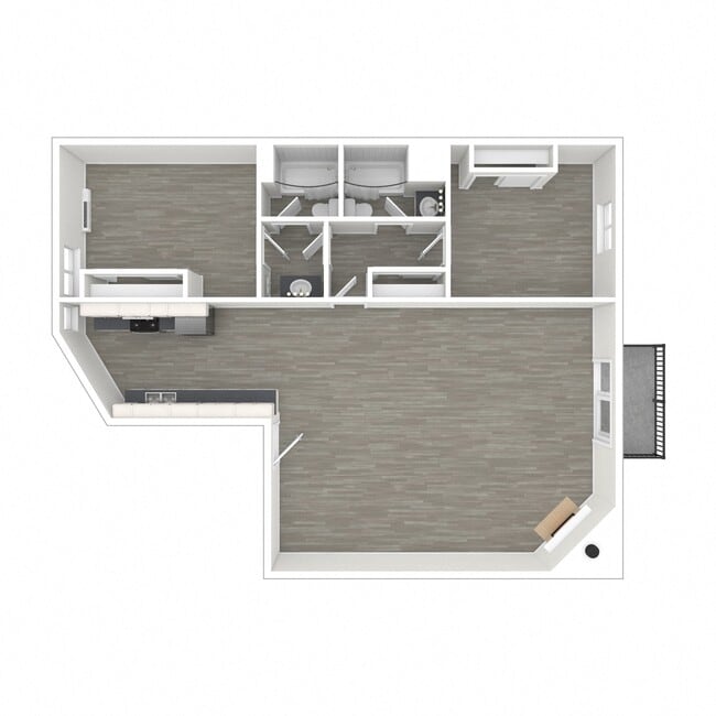Floorplan - Kingsley Court Apartments