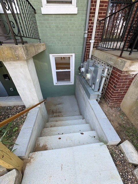 Stairs to Apartment - 1109 Chicago St SE