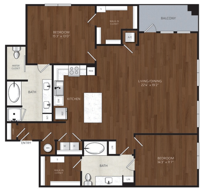 Floorplan - The Park at Katy Trail