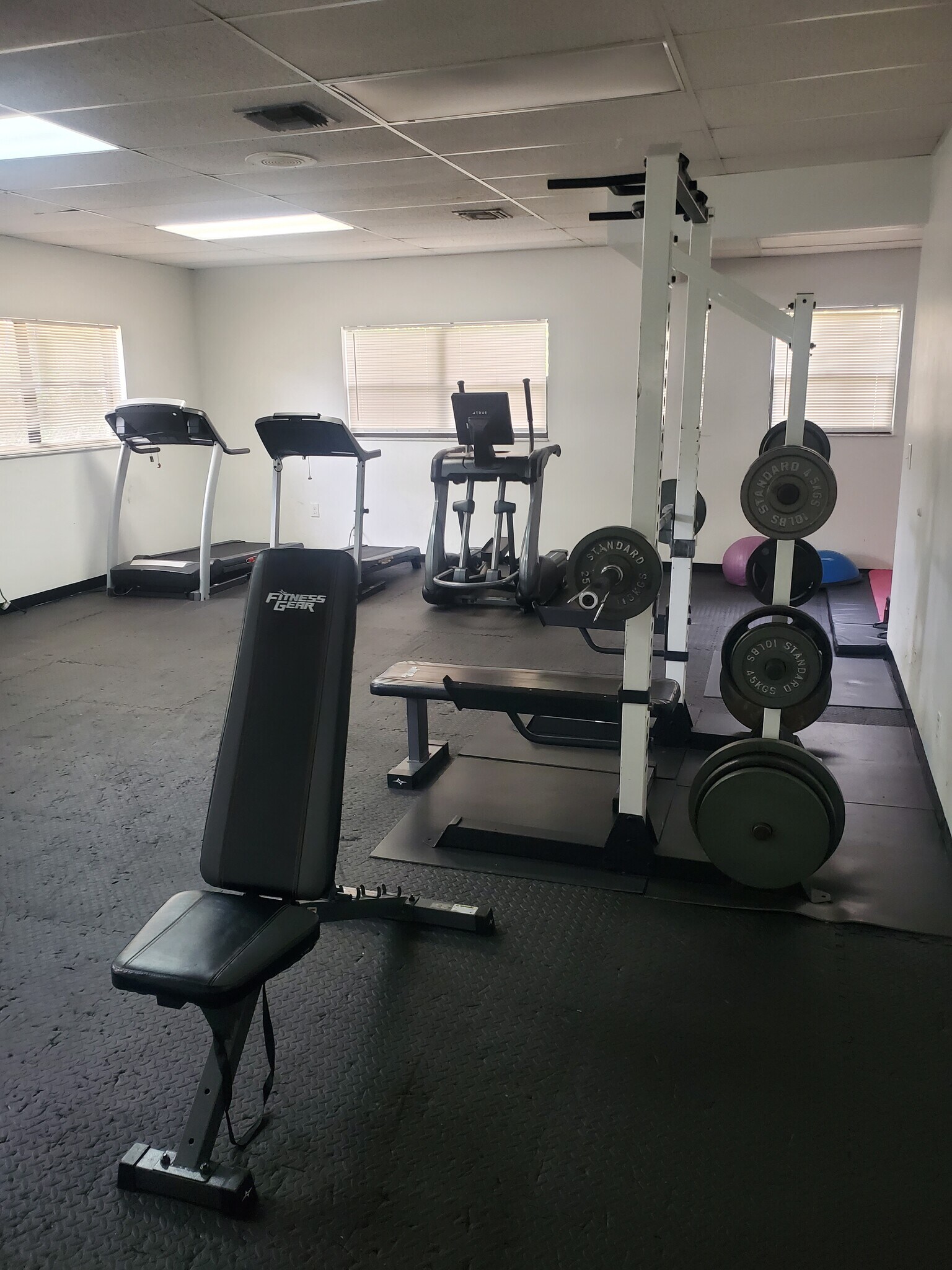 Fitness room in clubhouse - 6700 Cypress Rd