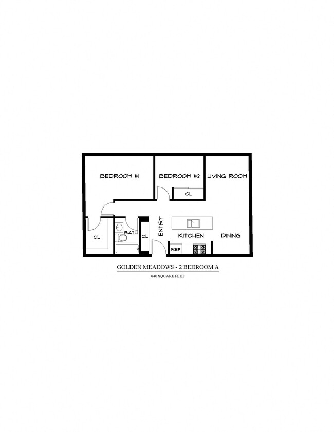 Floorplan - Golden Meadows Apartments