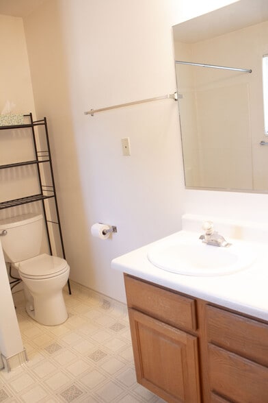Master bathroom west cabinet - 4117 W 475 N