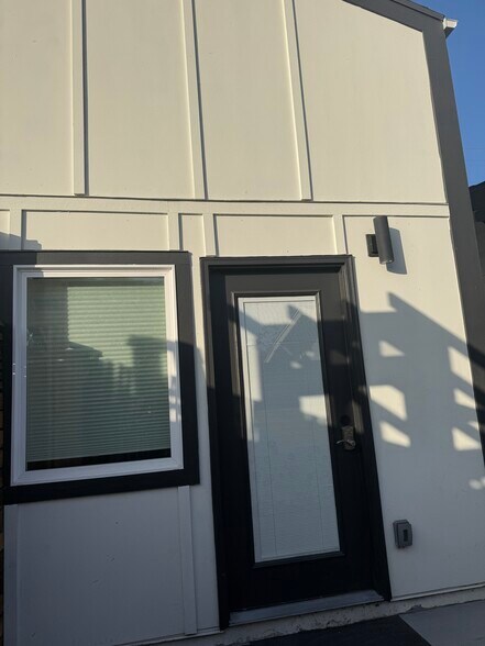 entrance to tiny home, which is actually in the yard - 3744 Granada Ave