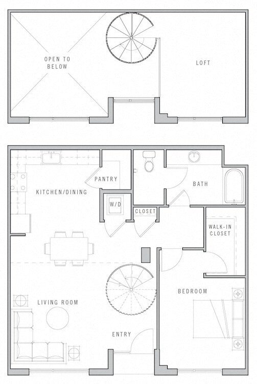 Floorplan - Loft House Apartments