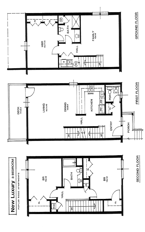 3BR/2.5BA - Poplar Ridge Apartments