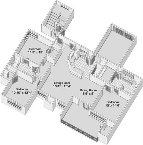 Floorplan - Villas of Spring Creek