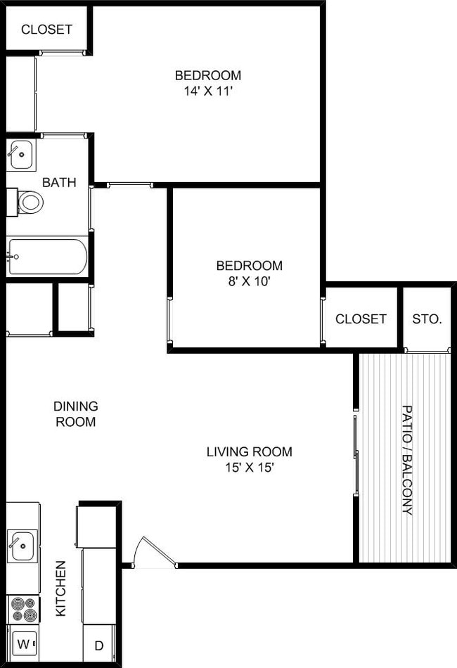 Two Bedroom - A - Morgan Bay