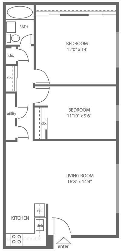 Floorplan - Stenton Apartments