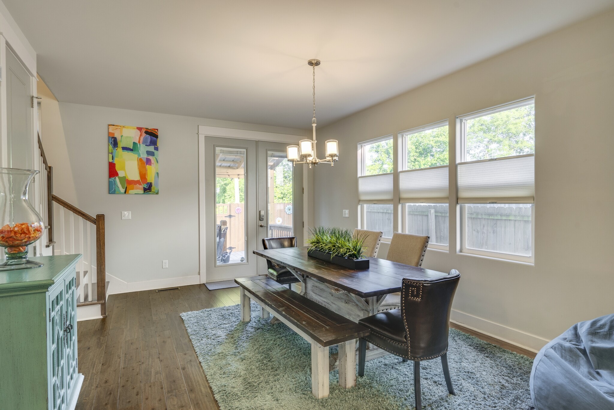 Custom made Post Trestle Dining Room table - 1922 14th Ave N