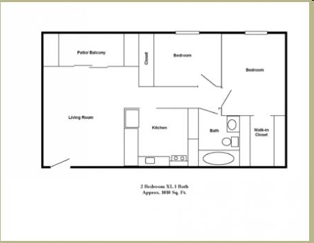 2BR/1BA - Park Doral