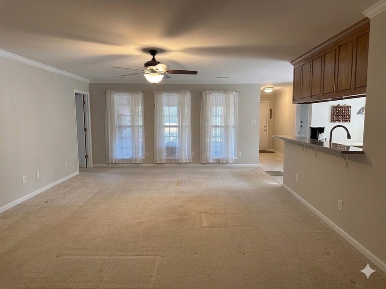 Living room from front door - 4019 Windswept Dr