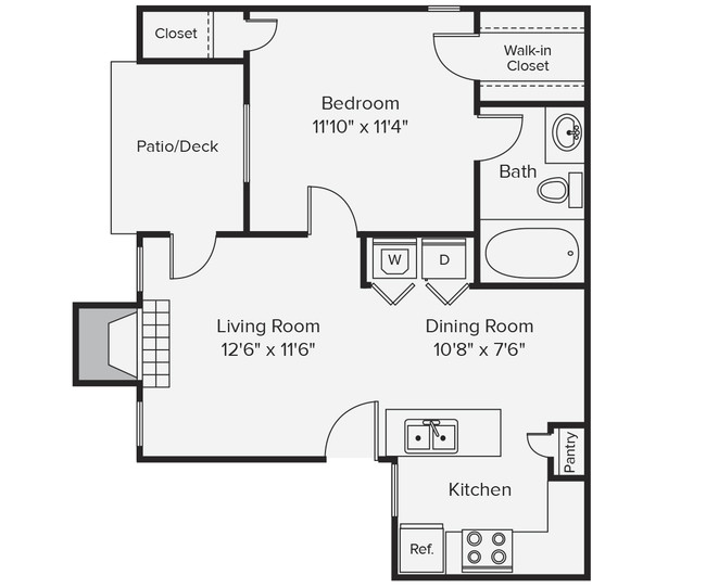 Floorplan - Archstone Redmond Lakeview