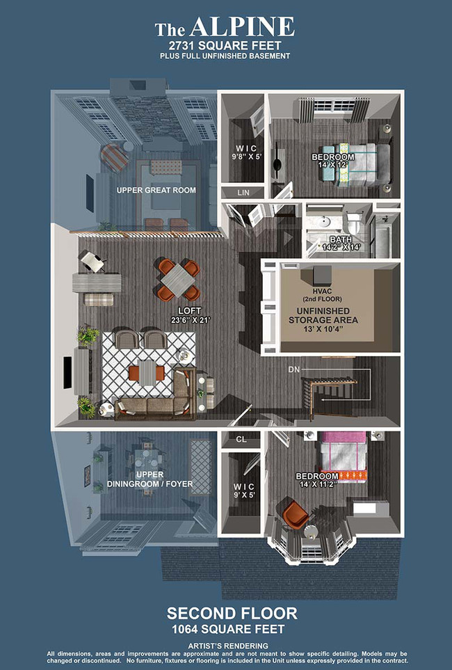 Floorplan - Alpine at Mountainside Townhomes