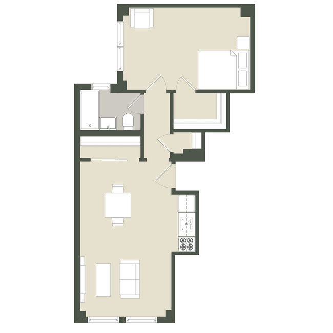 Floorplan - 420 W. Melrose St.