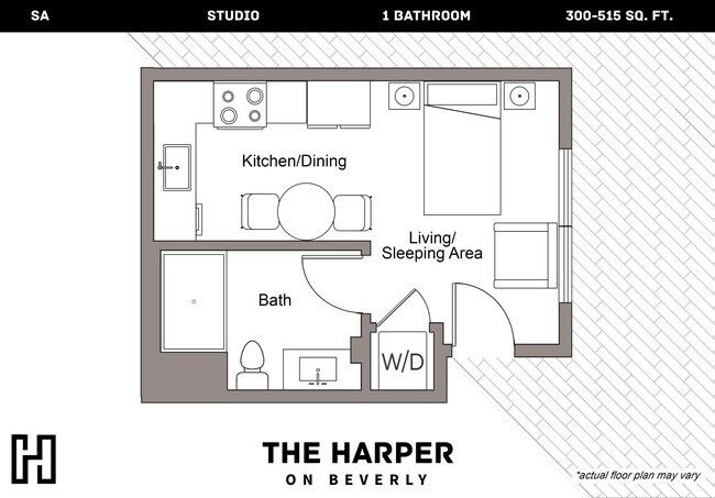 Floorplan - The Harper on Beverly