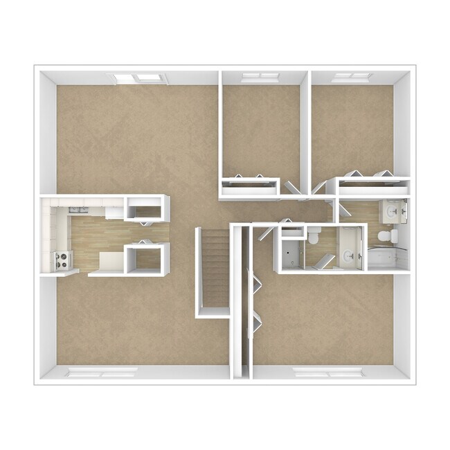 ChateauDeVilleApts_5303RueDeville_II-11786594_3DU_3x2-Vincennes-3Brn-2Ndfloor - Chateau De Ville