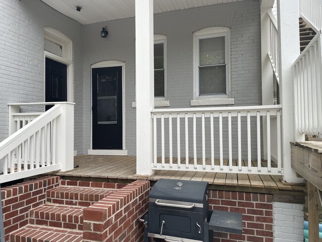 Private Rear porch. - 3607 Granby St