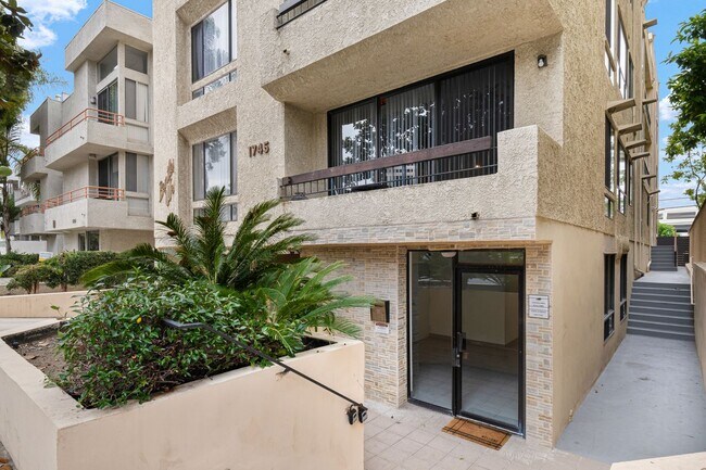 Building entrance - with remote security access - 1745 S Bentley Ave
