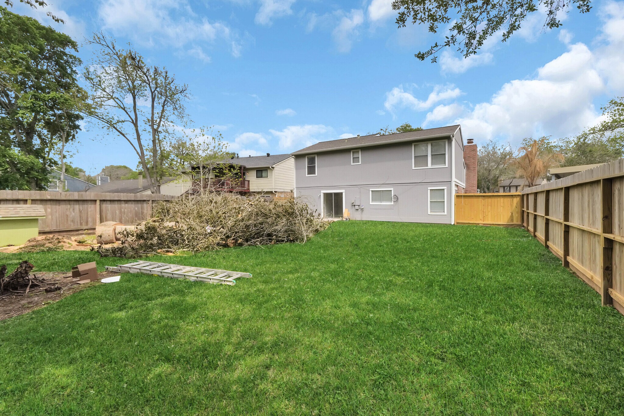 Backyard. Has been cleaned up. - 1211 Sand Stone Dr