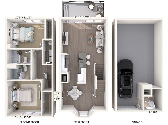 Floorplan - Avalon Townhome Collection Florham Park