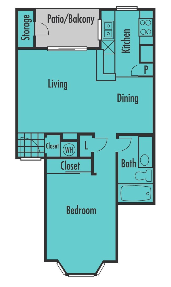 Floorplan - Bear Creek at Harwood Apartments