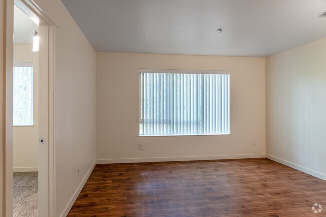 2BR, 1BA, - 820SF - Living Room - Vine Maple