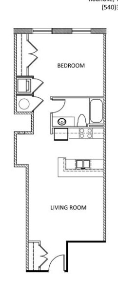 1BR/1BA - The Hancock Building