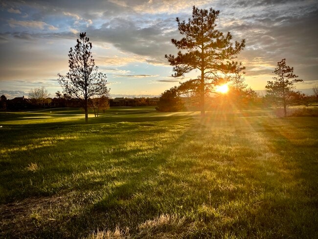 Patio view overlooks the stunning Cherry Creek Country Club golf course - 2525 S Dayton Way