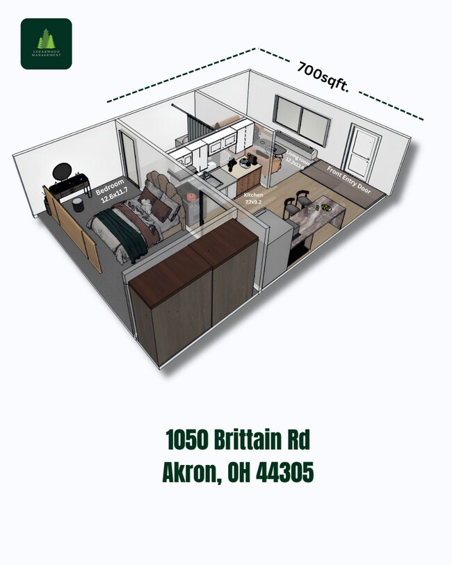 Building Photo - Brittain Road multi-family apartment with 1 bedroom and 1 bathroom!