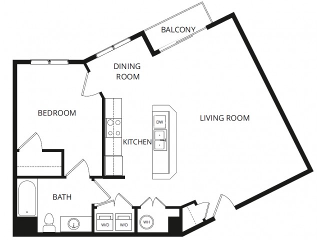 Floorplan - Bridges Apartment Homes