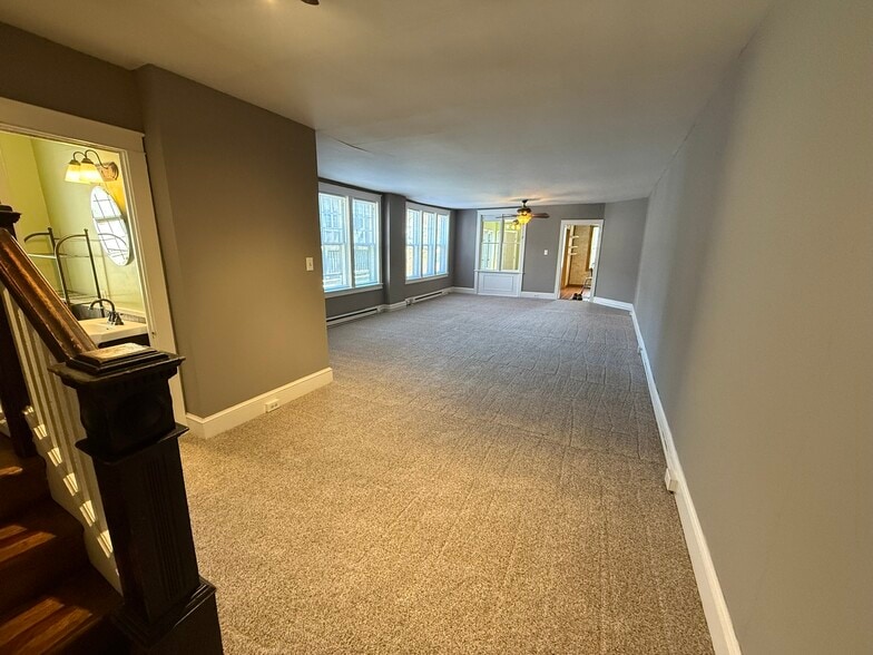 Living room from entry - 218 E Orange St