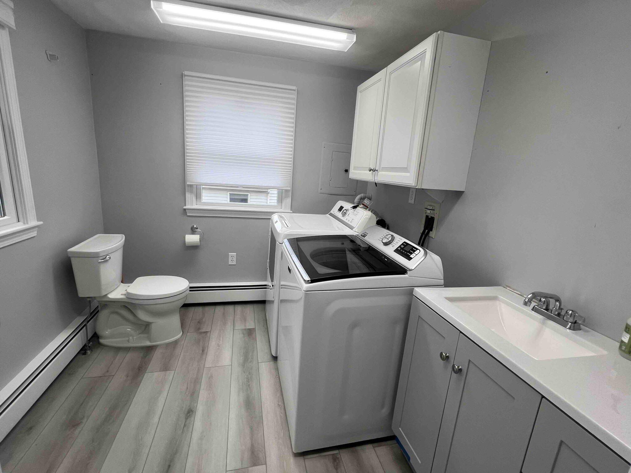Half Bath with Laundry - 61 Wollaston Ave