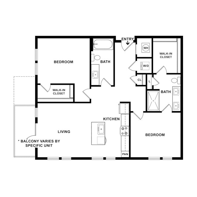 Floorplan - FIFTEEN51 Apartments of Lexington
