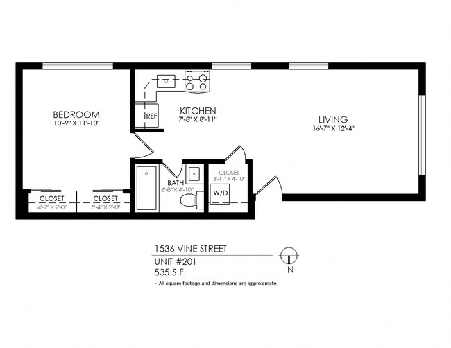 Floorplan - 1536 Vine