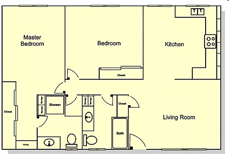 2BR/2BA - Pacifica Apartments