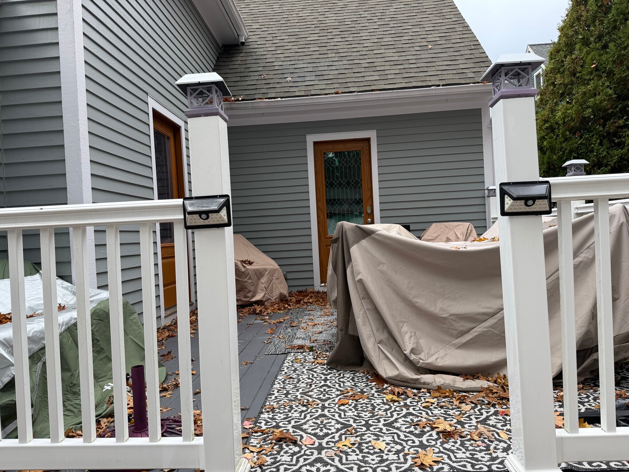 Rear deck access to the master bedroom. - 20 Magnolia Hl