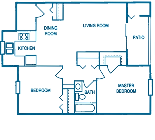 2BR/1BA - Stanford Village