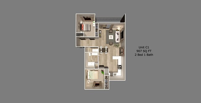 Floorplan - Nisqually Landing Apartments