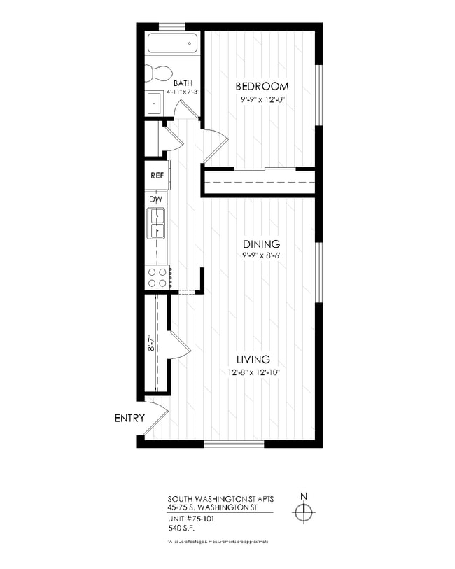 Floorplan - South Washington St Apts