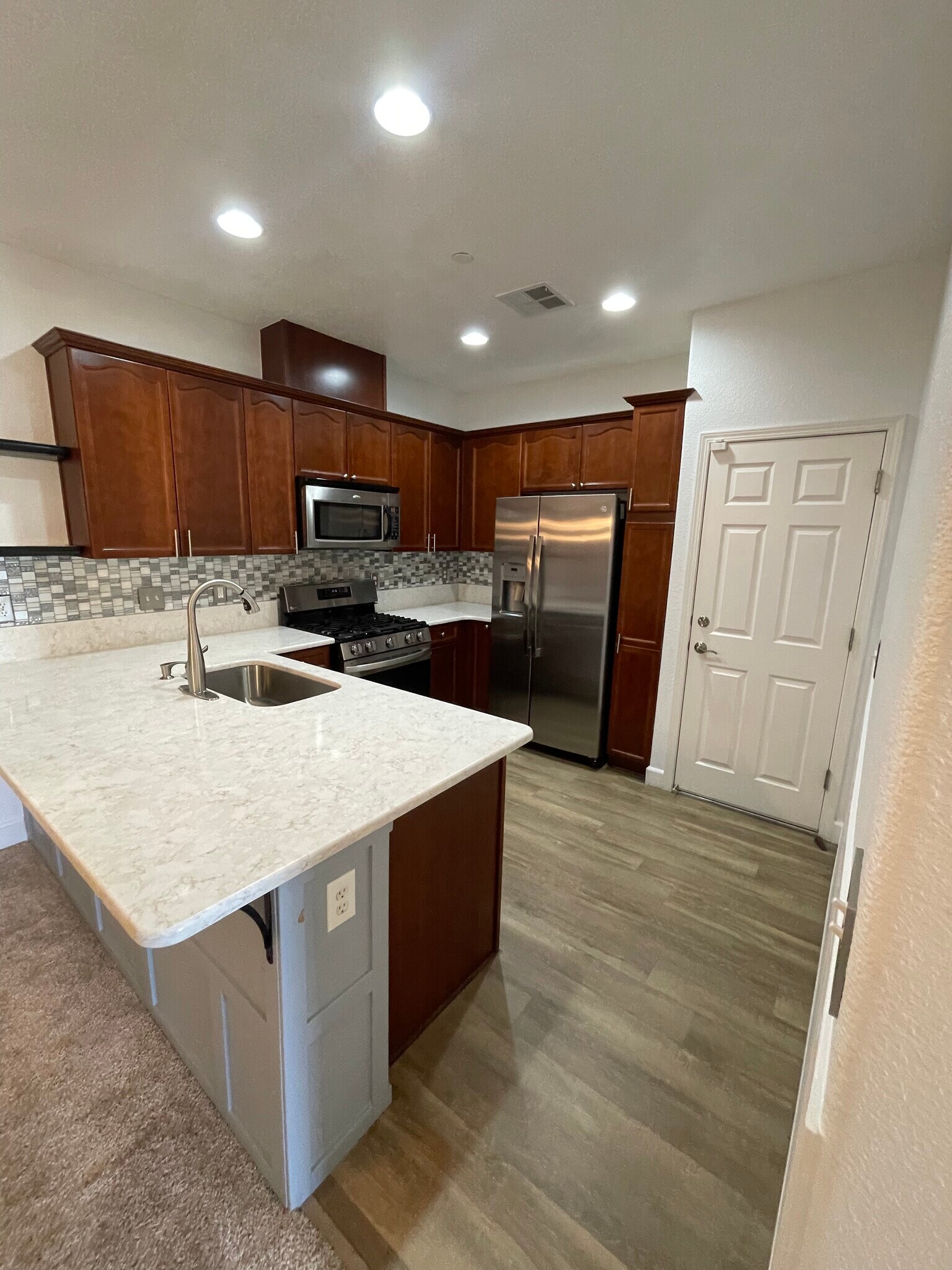 Kitchen Overview, Door to Garage - 1272 Figuero Way