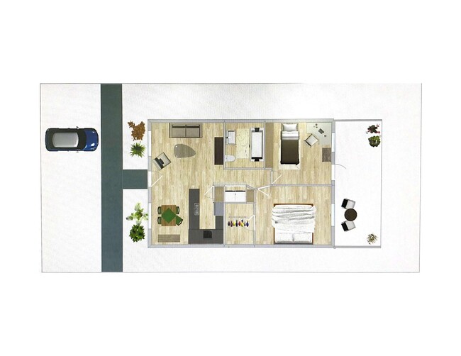 Floorplan - Bella Rosa Luxury Apartments