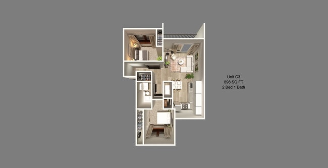 Floorplan - Nisqually Landing Apartments
