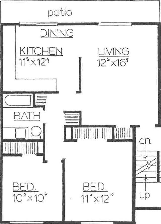Floorplan - Furman 24th Street Apartments
