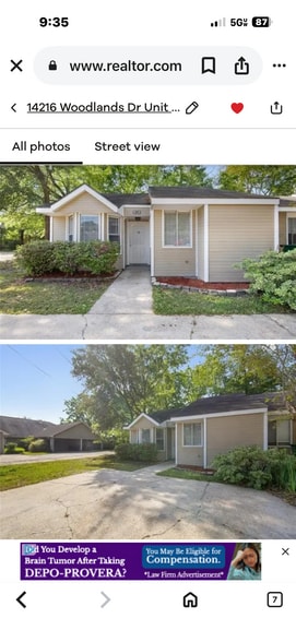 Front entrance - 14216 Woodlands Dr