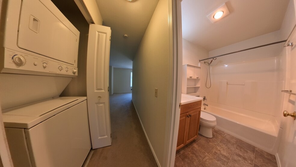 Bathroom/Hallway with Washer/Dryer - 20816 74th Ave W