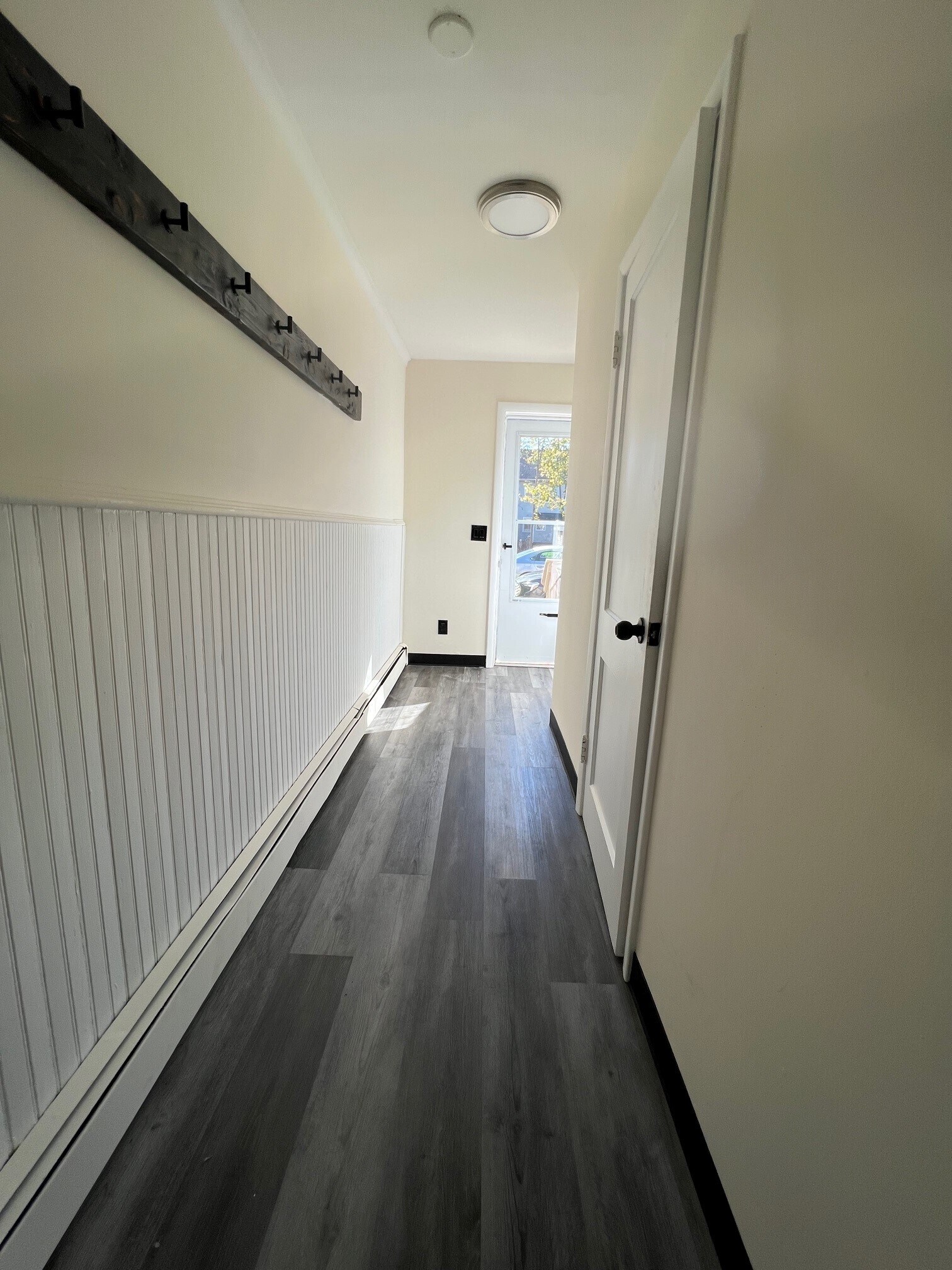 Hall to bath and back door - 1 W Academy St