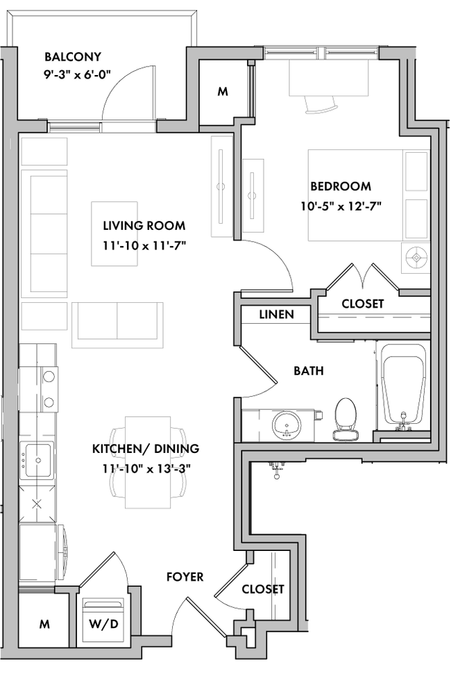 Floorplan - Melford Mansions