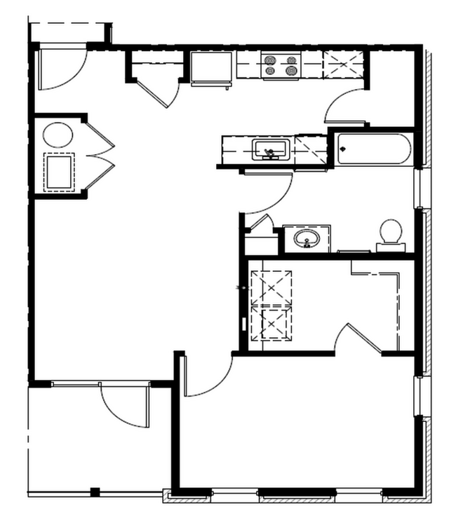 Floorplan - Walnut Park Apartments