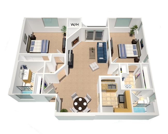 Floorplan - The Village Apartments