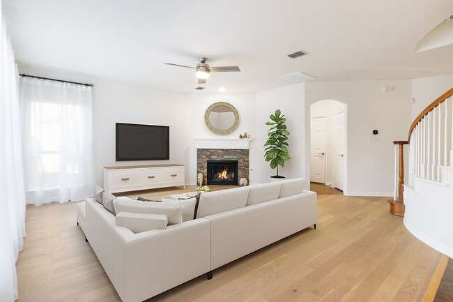 Downstairs Living Room - 4304 Harpers Ferry Dr